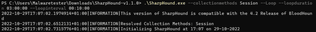 SharpHound Eexecutions